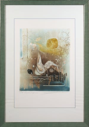 Renee Lubarow - Kleurenets, Les derniers seigneurs - Ingelijst kopen? Bied vanaf 50!