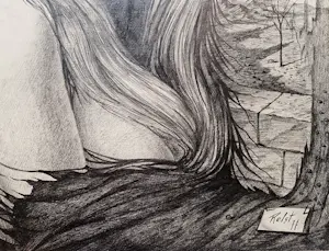 AcheterJean Relst - grote & erg mooie potlood/houtskool tekening "jonge dame" gesigneerd? Enchérissez de 38!