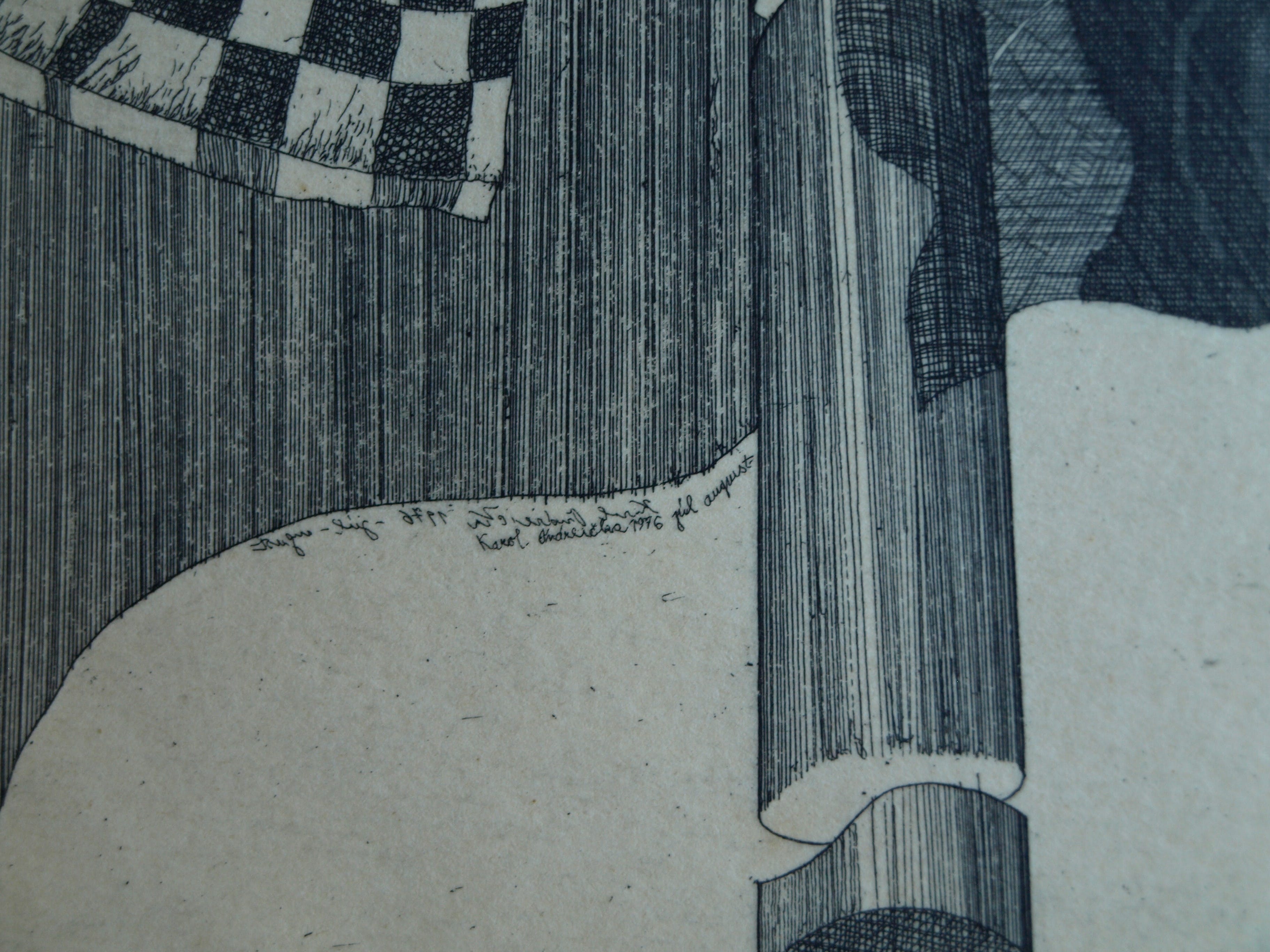 Karol Ondreicka - GROTE ets, “Opstand” – gesigneerd – 1976 – oplage 15 / 100 kopen? Bied vanaf 40!