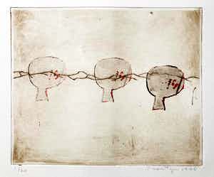 Jan Montyn - Les Arbres verkocht voor € 35!