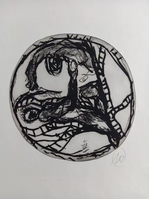 Markus Lüpertz - Titanenschlacht - 12 Kaltnadelradierungen kopen? Bied vanaf 2200!