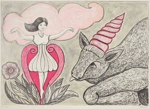 Henry Heerup - Litho, Unicorn kopen? Bied vanaf 1!