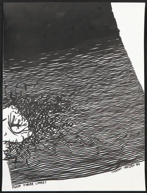 Wilbert Vaessen - Inkttekening, F*** those lines! kopen? Bied vanaf 1!