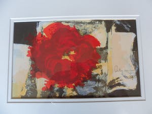 Arty Grimm - Zeefdruk, abstracte compositie kopen? Bied vanaf 30!