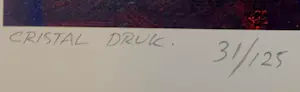 Eric Claus - Ingelijste cristal druk: Colombine(Commedia dell 'arte) - 1999 kaufen? Bieten Sie von 75!