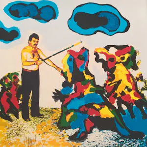 AcheterKarel Appel - de tovenaar - gesigneerde zeefdruk? Enchérissez de 250!