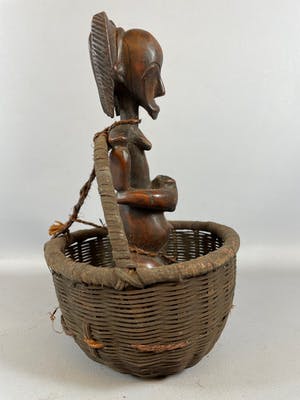 Fang - African Fang beeldje in mand - Gabon. kopen? Bied vanaf 45!
