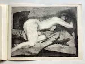 Walter Barten - Vrouwelijk naakt - ets kopen? Bied vanaf 75!