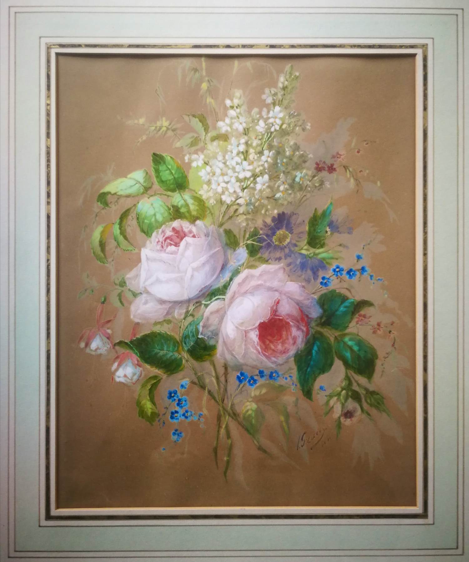 Auguste Graux - Bloemen. Boeket. Rozen. kopen? Bied vanaf 449!