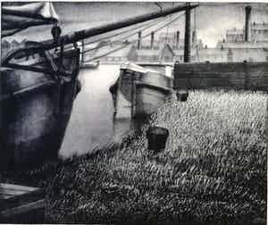 Aart van Dobbenburgh - Schuiten aan het Spaarne verkocht voor € 35!