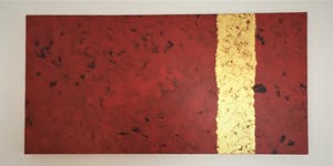 John Foppen - Rapsodie in Red+Black+ Gold... # K02. XL. GROOT. kopen? Bied vanaf 169!