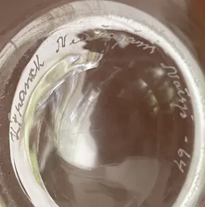 Kaj Franck - Zeer zeldzame glazen karaf Nuutajärvi Kremlin-klokken, jaren 50. Geen stopper kopen? Bied vanaf 85!