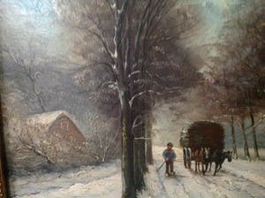 H. Hermans - Winterlandschap kopen? Bied vanaf 99!