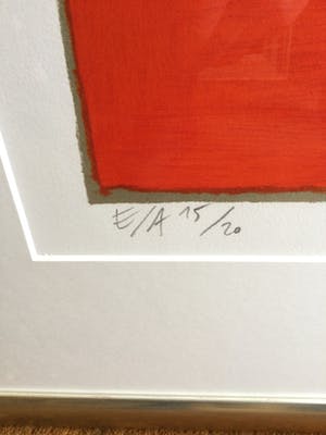 Corneille - C5052-2, Voorstelling met figuur en vogels kopen? Bied vanaf 450!