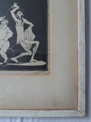 Anton Versluijs - Twee figuren. Mogelijk Don Quichote. 1936.. kaufen? Bieten Sie von 49!