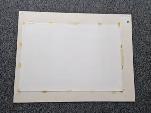 Theo  l' Herminez - Magisch realistische - 1971 - Sepia/Inkt tekening "vrouw op balkon" gesigneerd kopen? Bied vanaf 182!