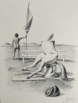 Joop Moesman - gesigneerde litho kaufen? Bieten Sie von 139!