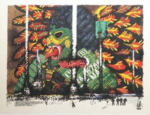 Hans Spinnler - Pen, Warlord - Ingelijst kopen? Bied vanaf 1!