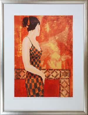 Willem van Scheijndel - "She was looking back to see if...." verkocht voor € 275!