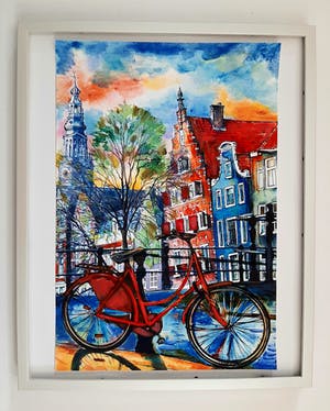 Elena Polyakova - Voorjaar in Amsterdam kopen? Bied vanaf 65!