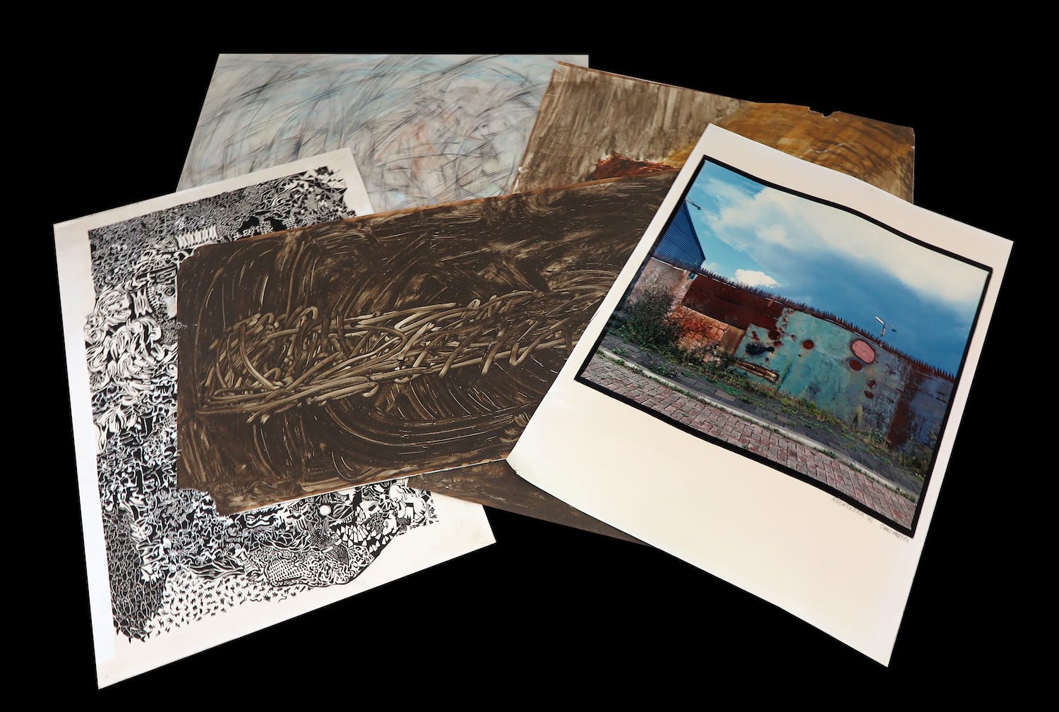 Hans van der Pennen - en andere! - Lot van 12 werken op papier verkocht voor € 1!