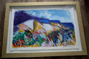 Jan Cremer - Ingelijste litho: Montagne Saint Victoire kopen? Bied vanaf 100!