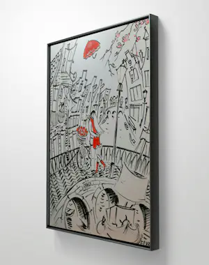 Elva Polyakova - In Amsterdam x 3 painting's kopen? Bied vanaf 10!