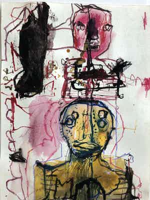 Rik van Iersel - zonder titel verkocht voor € 245!