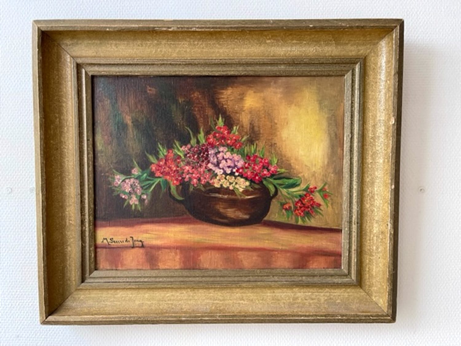 Maria Christina Jacoba Sterre de Jong - Bloemen stilleven in schaal kopen? Bied vanaf 10!