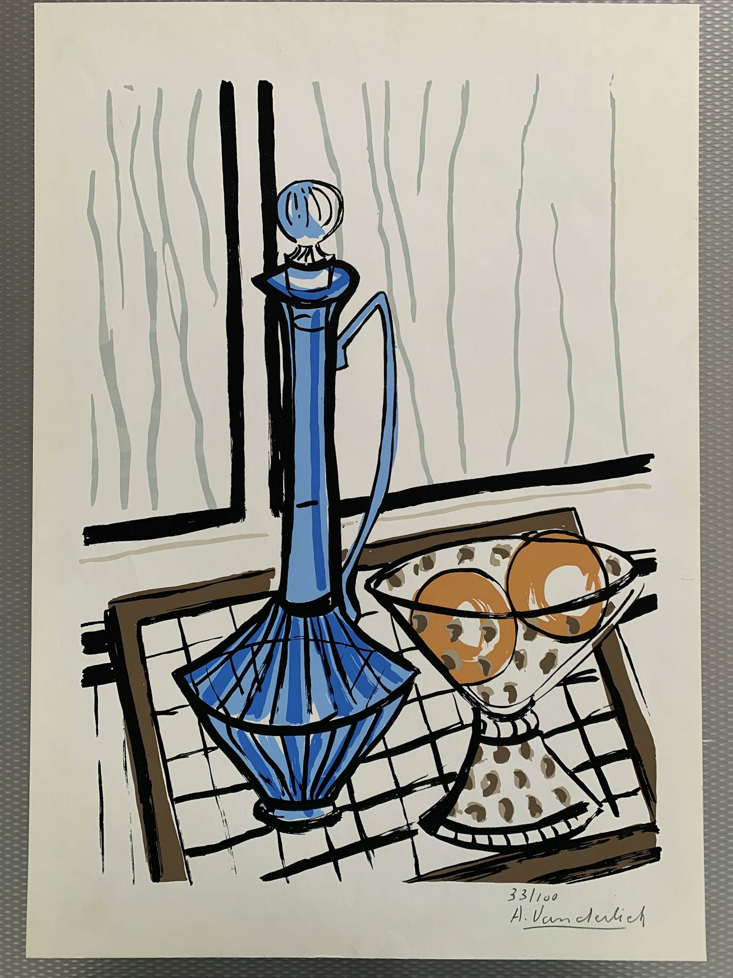 Armand Vanderlick - lithografie - stilleven kopen? Bied vanaf 100!