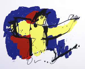 Herman Brood - Zeefdruk, Brasil God verkocht voor € 80!