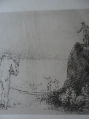 Adolf Schinnerer - Ets, zonder titel kopen? Bied vanaf 30!