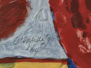 Corneille - Rode Bal - Handgesigneerd - 1990 kopen? Bied vanaf 400!