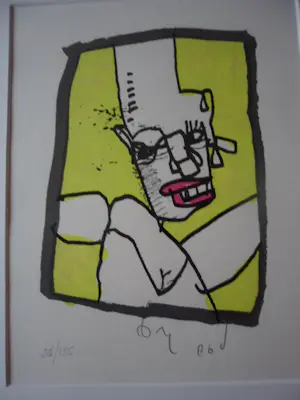 Herman Brood - Zeefdruk. Connie Francis kopen? Bied vanaf 175!