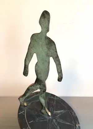 Desiree Tonnaer - “ Mens op de zonnewijzer “ XL versie kopen? Bied vanaf 95!