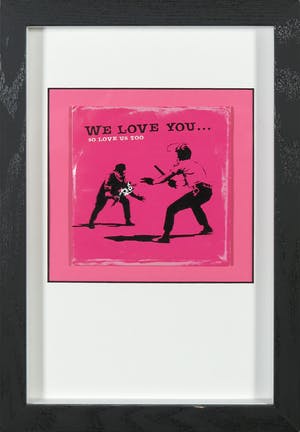 Banksy - We love you... so love us too (CD) - Ingelijst kopen? Bied vanaf 1!