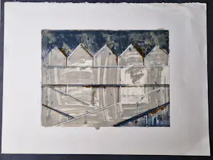 Joseph Cals - Grote kleuren lithografie - Hommage aan Graham Sutherland - oplage 190 kopen? Bied vanaf 34!