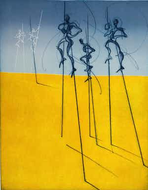 Ronald Tolman - De wandelaars verkocht voor € 75!