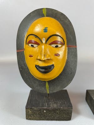 Bobo - 2 African BOBO passport masks - Nigeria. kopen? Bied vanaf 15!
