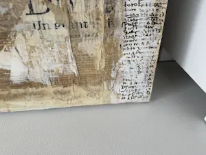 Beiron Brouwers - Abstract werk van schilderwerk en collage kopen? Bied vanaf 1200!