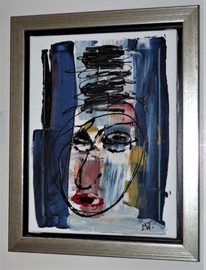 Martin van Wordragen - Portret van een clown tussen de coulissen kopen? Bied vanaf 175!