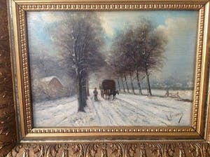 H. Hermans - Winterlandschap kopen? Bied vanaf 99!