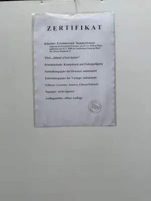 Friedensreich Hundertwasser - offsetprint met prägedruk | 'Island of Lost Desire 755A' | 1975 kopen? Bied vanaf 20!