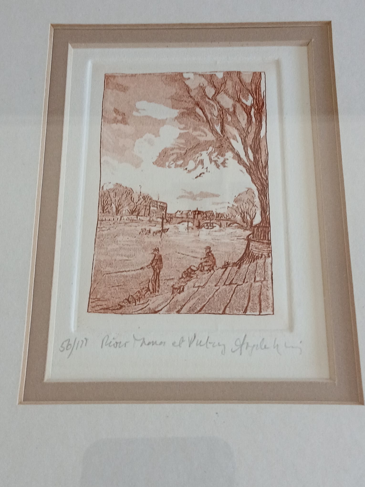 Wilfred Crawford Applebey - De Theems bij Putney – Toegeschreven aan Wilfred Crawford Appleby (ca. 1925) kaufen? Bieten Sie von 35!