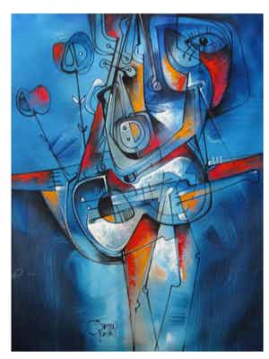 Simeon Gonzales - Musicos y Mazanas verkocht voor € 495!