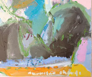 Dominique Chan - Acryl op doek. kopen? Bied vanaf 100!