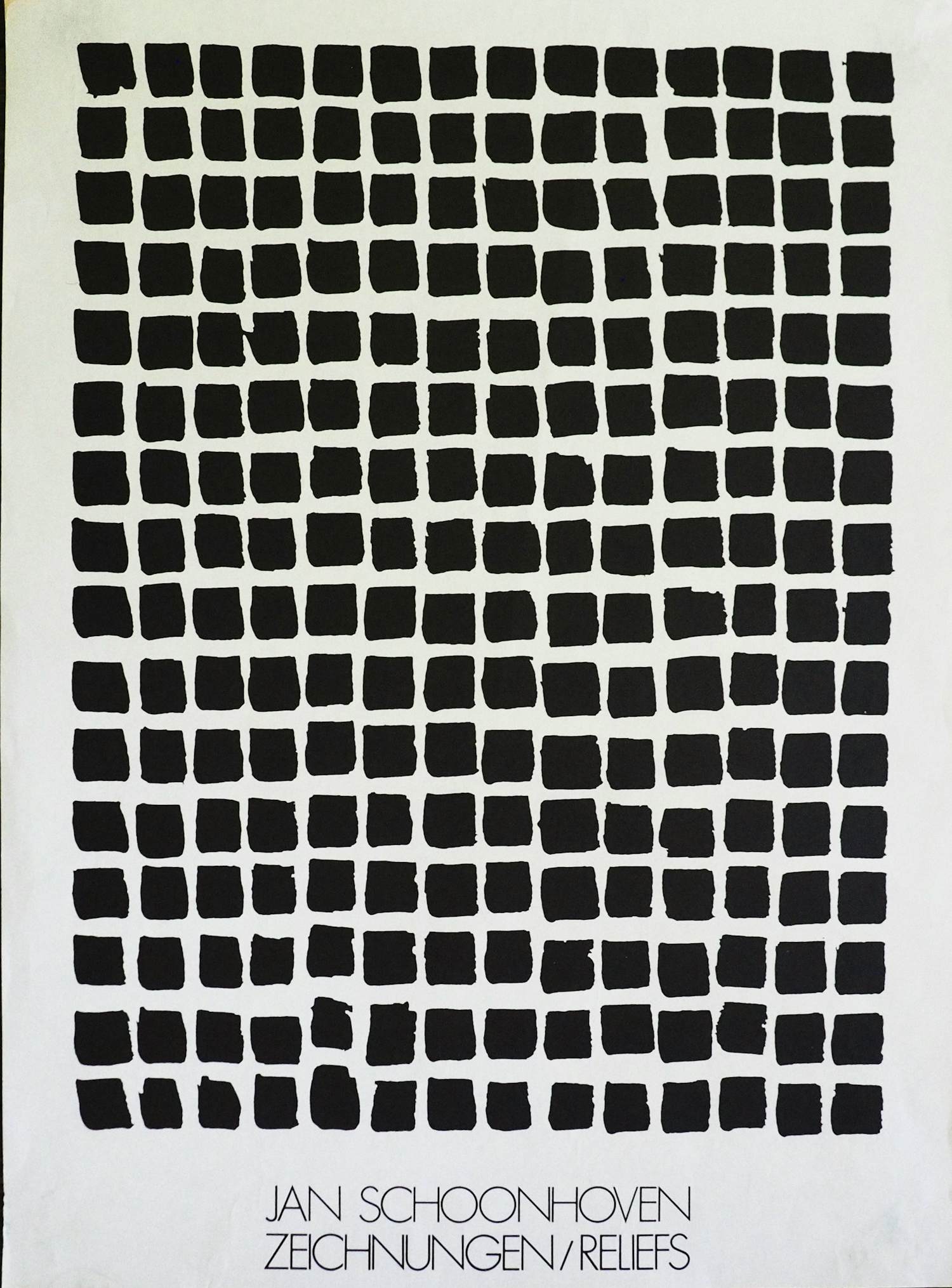 Jan Schoonhoven - zeichnungen/ reliefs verkocht voor € 10!