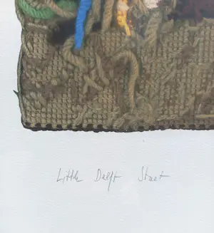 Rob Scholte - Little Delft, piëzografie (mooi ingelijst, groot) kopen? Bied vanaf 375!