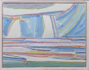 Paul Overhaus - Olieverf op doek, Uitzicht - Ingelijst kopen? Bied vanaf 60!