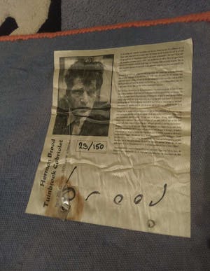 Herman Brood - Herman Brood:Scheerwol Tapijt/Carpet, Tuinbroek Cabriolet kopen? Bied vanaf 450!
